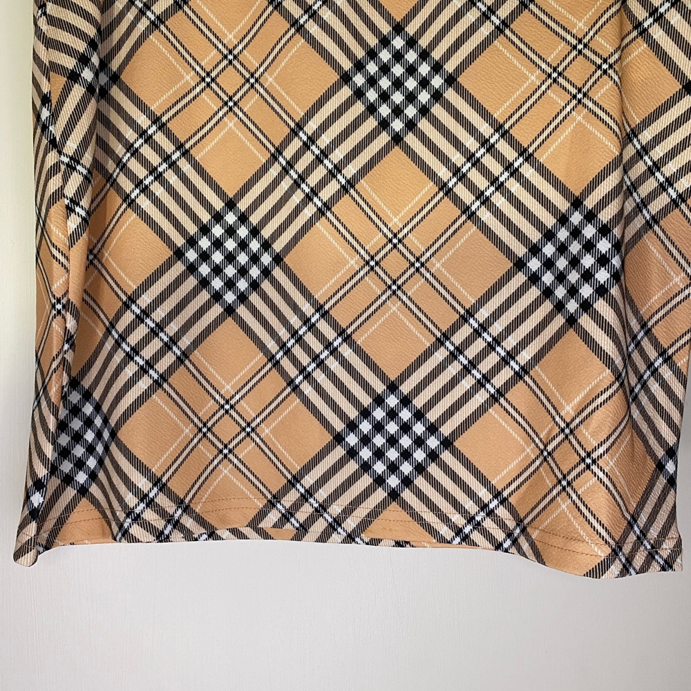 SHEIN Plaid Print Skirt